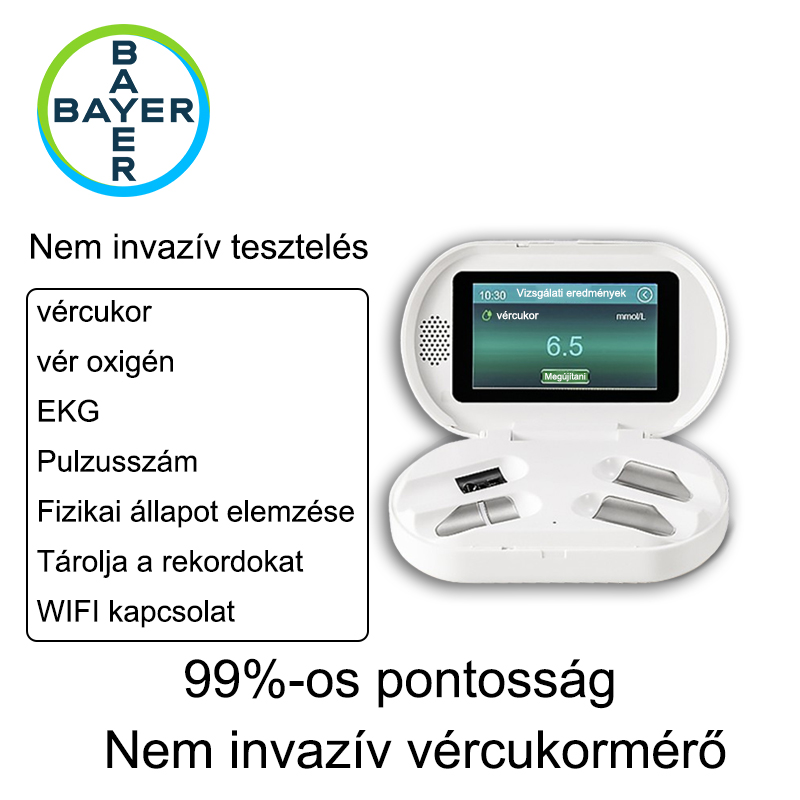 Non-invazív vércukor + WIFI kapcsolat